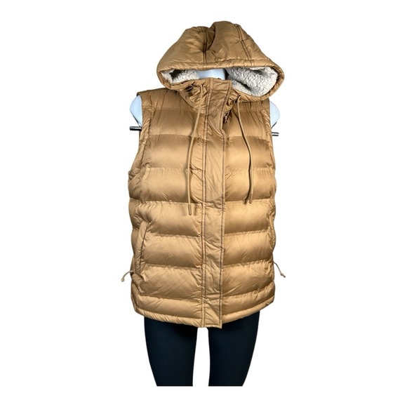 Arizona Womens Puffer Vest Juniors size L color golden pore-loved - Picture 6 of 10